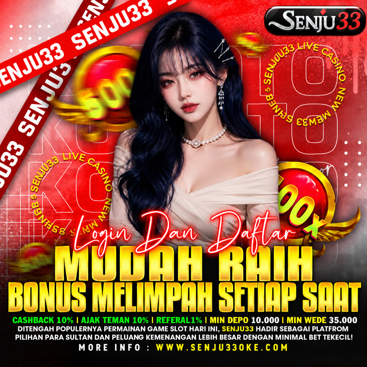 SENJU33 Login Dan Daftar Mudah Raih Bonus Melimpah Setiap Saat